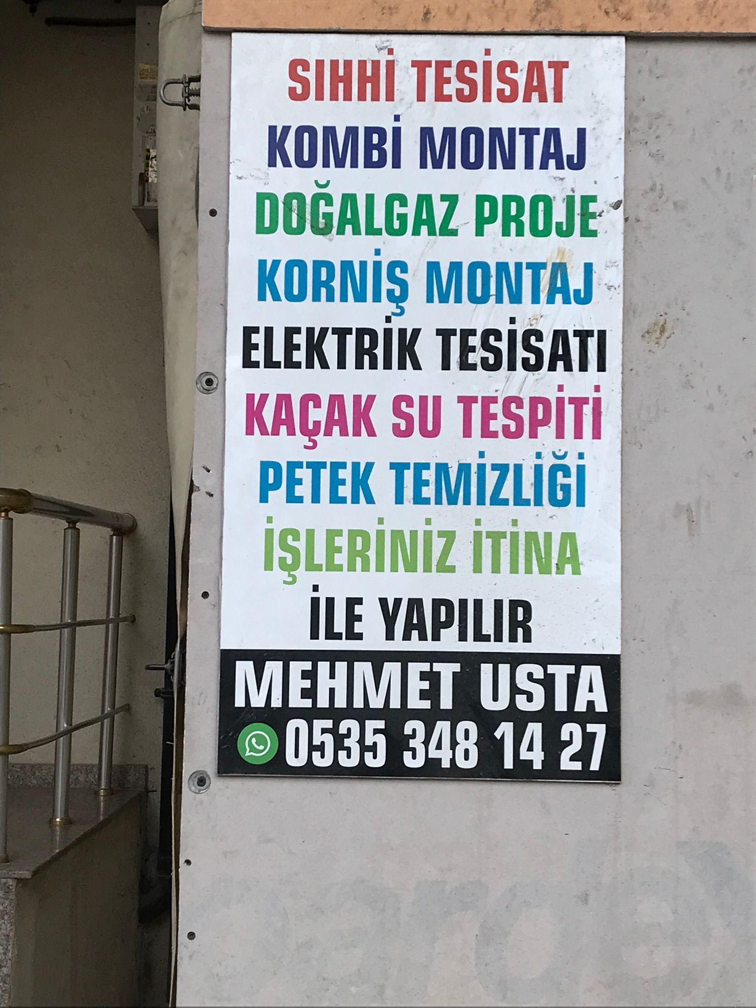 ALO TESİSAT >05353481427< İSTANBUL